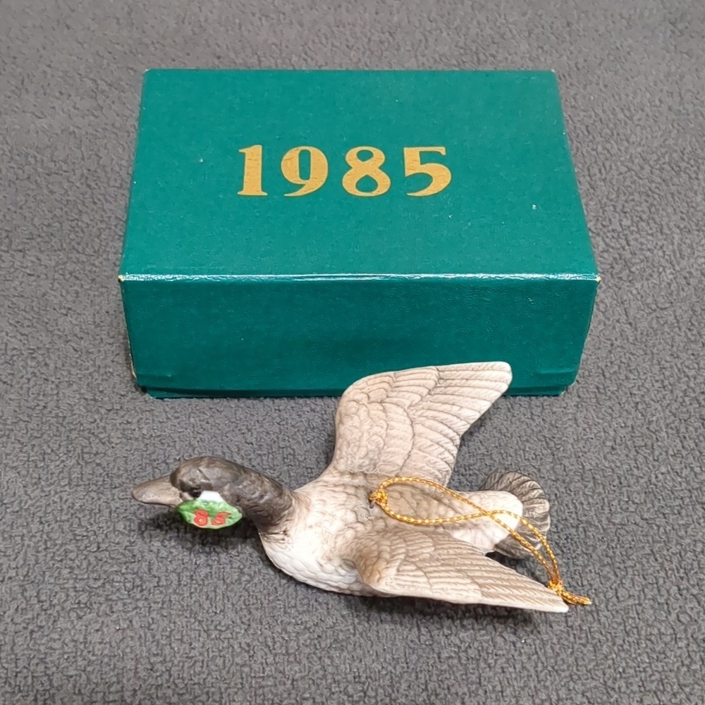 Vintage duck 1985 christmas ornament made in japan - Picture 2 of 7